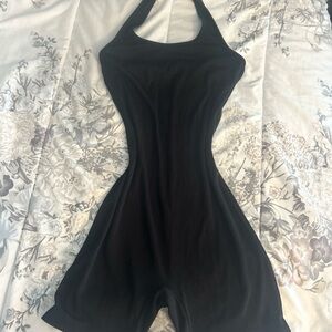 SHEIN Black Halter Jumpsuit